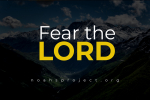 Fear The Lord
